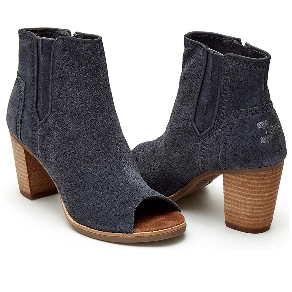 Women's Toms Suede Majcut Dark Grey Bootie